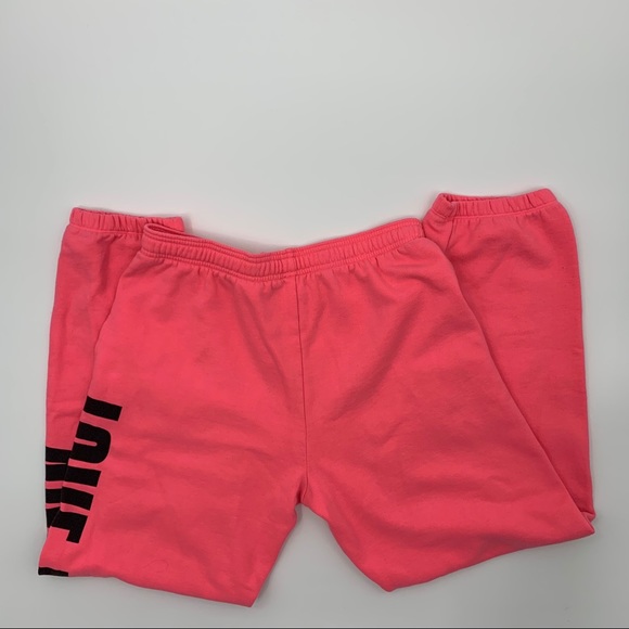 PINK Victoria Secret Sweat Pants Size M Pink - Picture 3 of 10